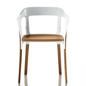 MAGIS }WX STEELWOOD CHAIR XeB[Ebh A[`FA / zCg 